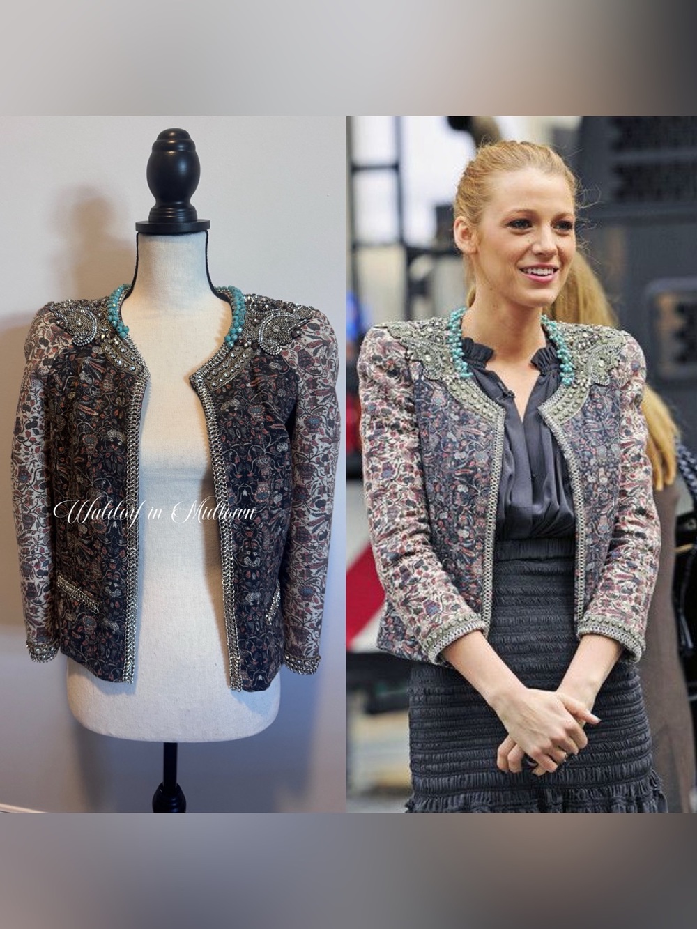ASO BLAKE LIVELY BEADED JACKET